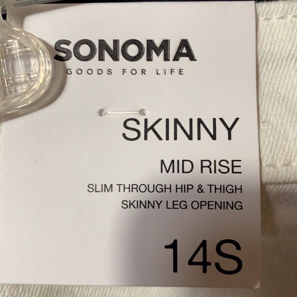 New with tags White denim slacks. - Picture 4 of 7
